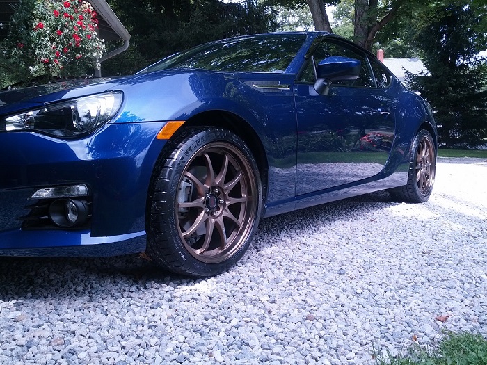 photo 3 Subaru BRZ custom wheels Volk Racing CE28N 18x8.5, ET +44, tire size 245/35 R18. x ET 