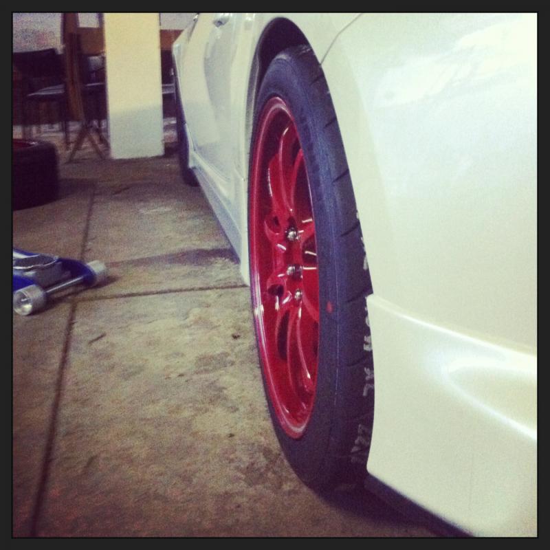 photo 4 Scion FR-S custom wheels Volk Racing CE28 18x9.0, ET +43, tire size 245/40 R18. x ET