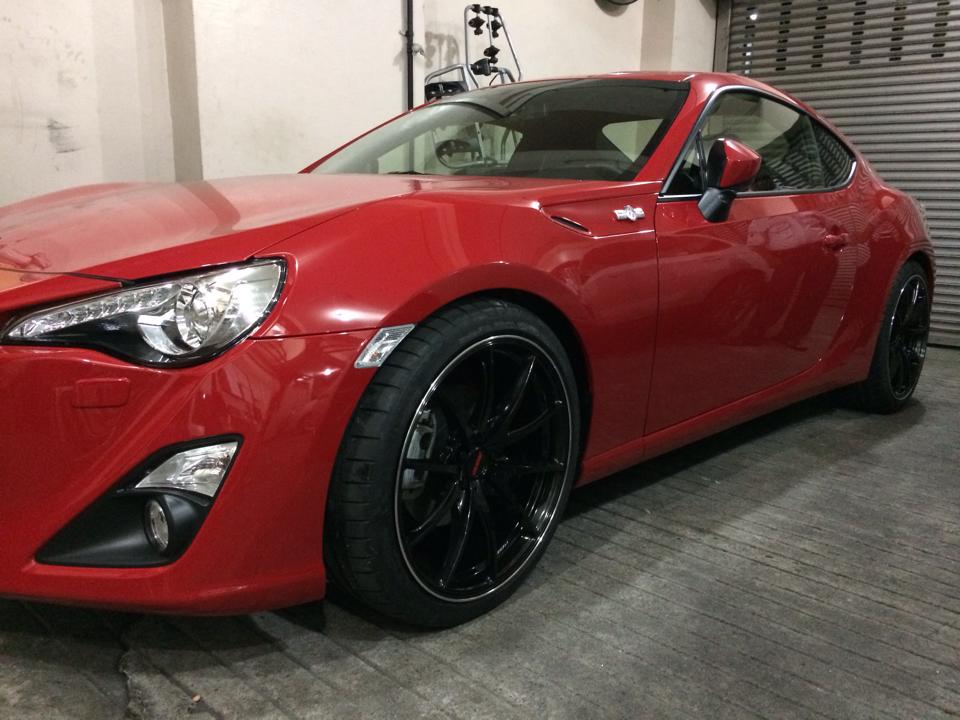 photo 1 Scion FR-S custom wheels Volk Racing G25 19x9.0, ET +45, tire size X R19. x ET 