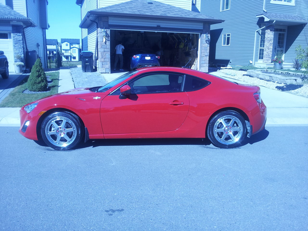 photo 4 Scion FR-S custom wheels Volk Racing GT-P 17x8.0, ET +50, tire size X R17. x ET 
