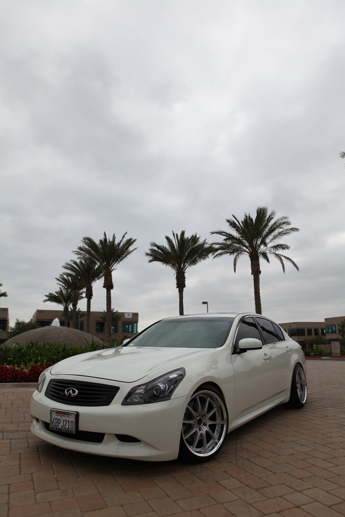 photo 4 Infiniti G35 custom wheels Rays Engineering Volk Racing GT-F 19x9.5, ET +17, tire size 225/40 R19. 19x10.5 ET+24 245/40 R19