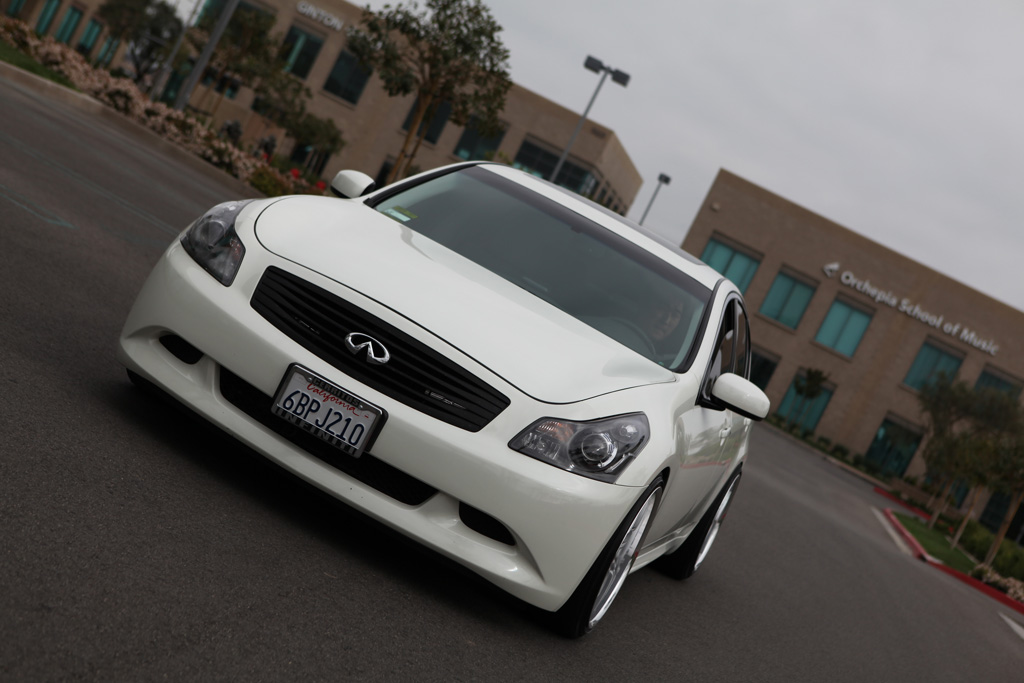 photo 8 Infiniti G35 custom wheels Rays Engineering Volk Racing GT-F 19x9.5, ET +17, tire size 225/40 R19. 19x10.5 ET+24 245/40 R19