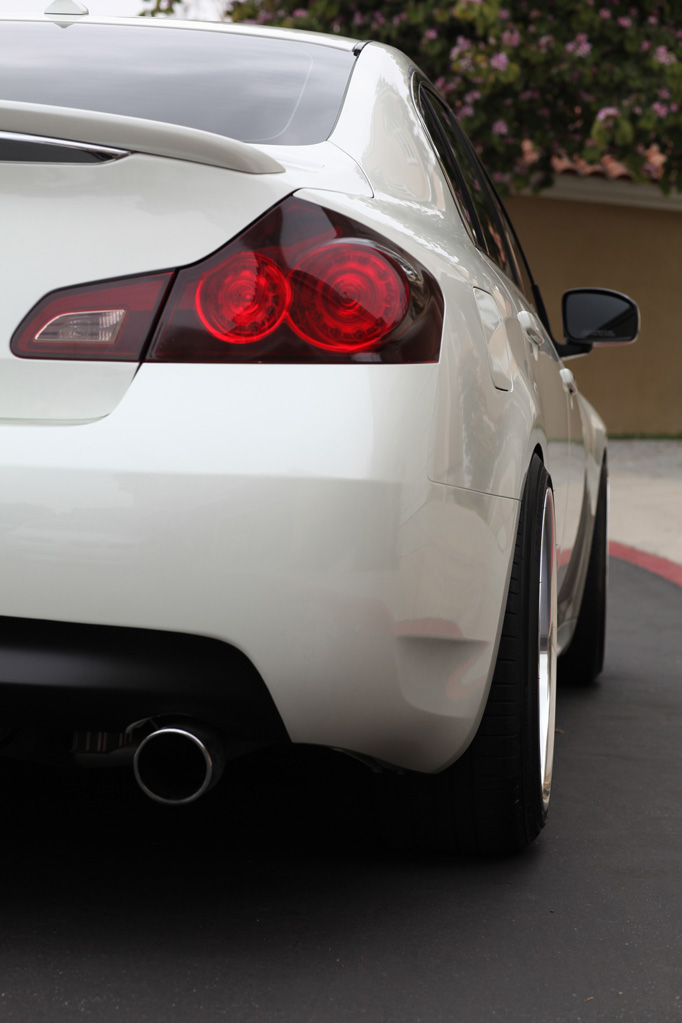 photo 9 Infiniti G35 custom wheels Rays Engineering Volk Racing GT-F 19x9.5, ET +17, tire size 225/40 R19. 19x10.5 ET+24 245/40 R19