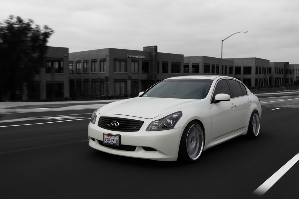 photo 12 Infiniti G35 custom wheels Rays Engineering Volk Racing GT-F 19x9.5, ET +17, tire size 225/40 R19. 19x10.5 ET+24 245/40 R19