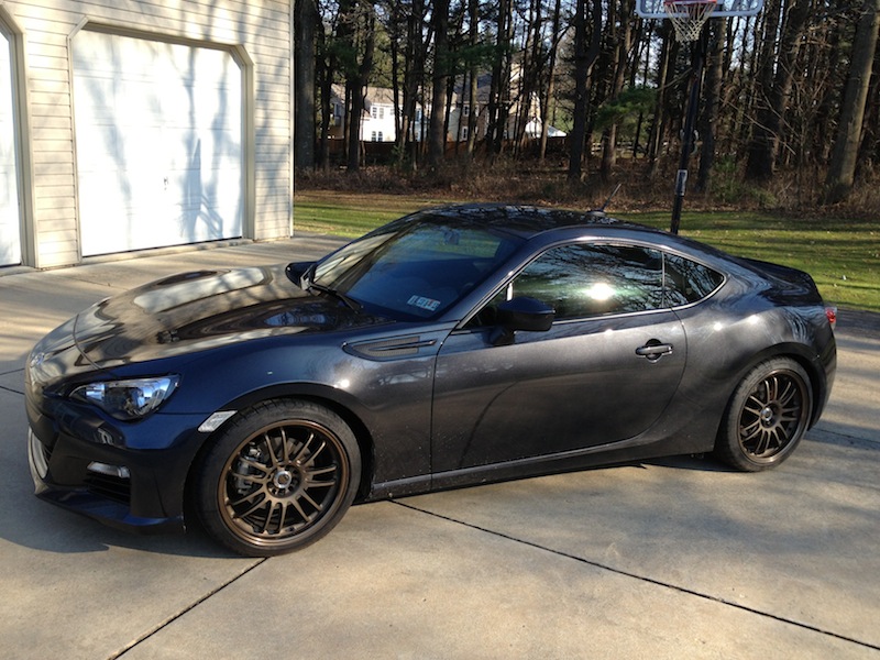 photo 3 Subaru BRZ custom wheels Volk Racing RE30 18x8.5, ET +44, tire size 225/40 R18. x ET 