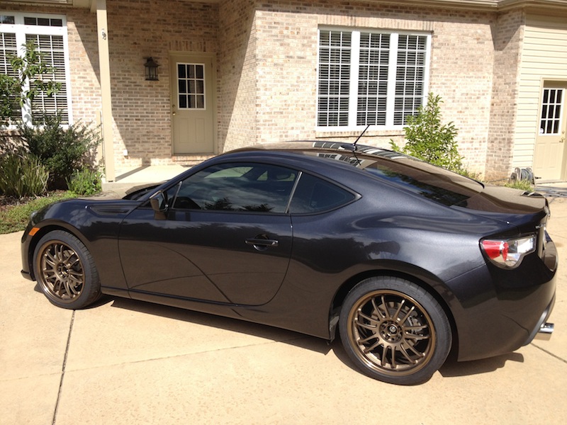 photo 4 Subaru BRZ custom wheels Volk Racing RE30 18x8.5, ET +44, tire size 225/40 R18. x ET 