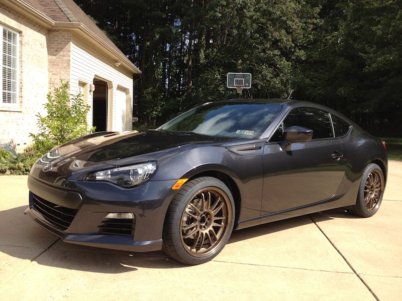 photo 6 Subaru BRZ custom wheels Volk Racing RE30 18x8.5, ET +44, tire size 225/40 R18. x ET 