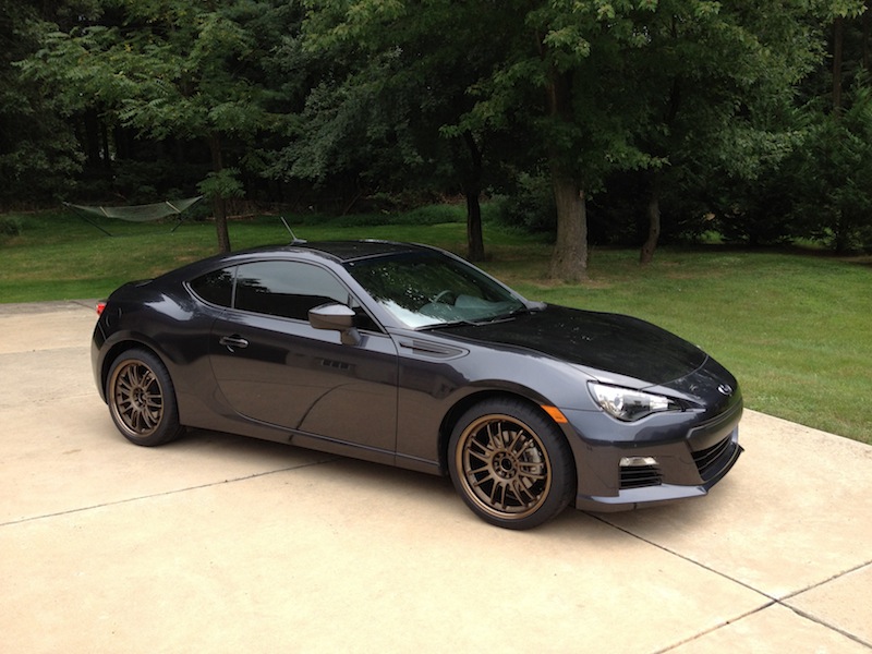 photo 8 Subaru BRZ custom wheels Volk Racing RE30 18x8.5, ET +44, tire size 225/40 R18. x ET 