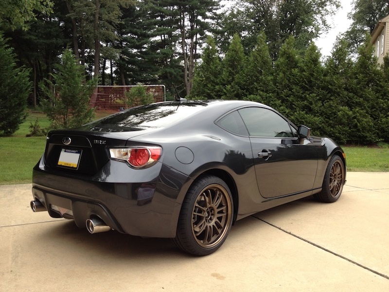 photo 1 Subaru BRZ custom wheels Volk Racing RE30 18x8.5, ET +44, tire size 225/40 R18. x ET 