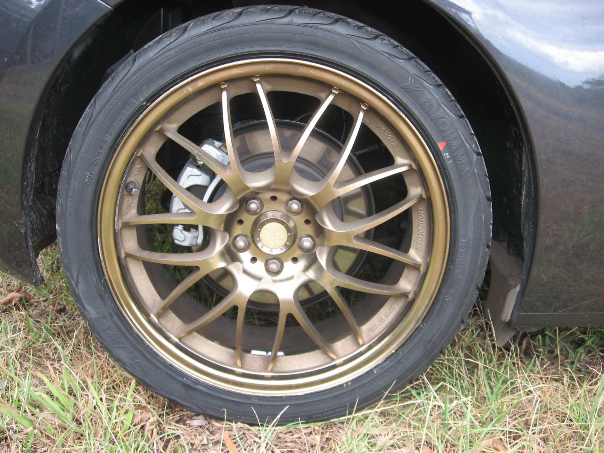 photo 1 Scion FR-S custom wheels Volk Racing SE37 18x7.5, ET +48, tire size 225/40 R18. x ET 
