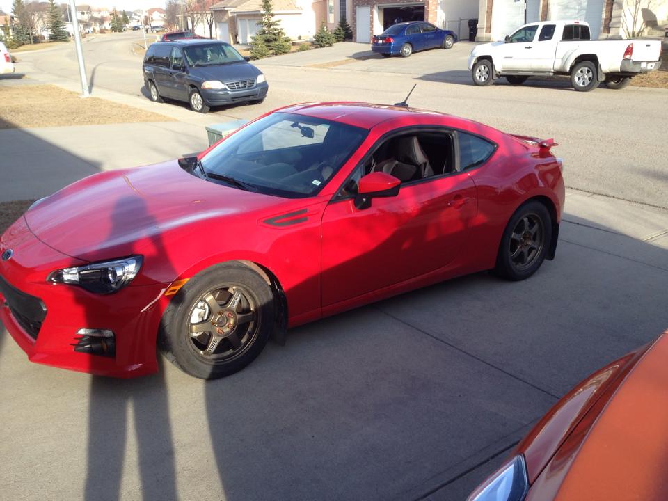 photo 1 Subaru BRZ custom wheels Volk Racing TE37 16x7.0, ET +46, tire size 225/50 R16. x ET 