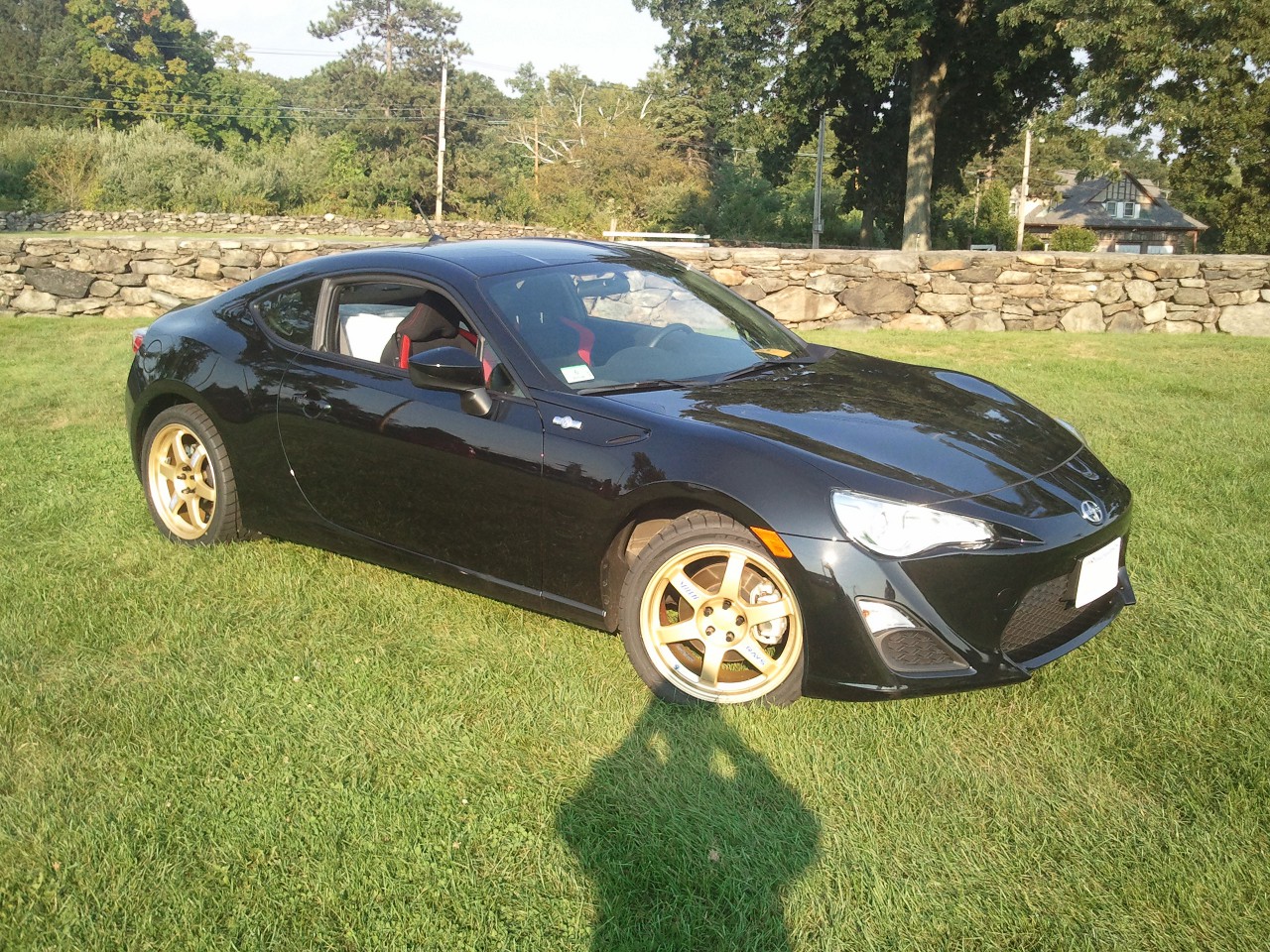 photo 1 Scion FR-S custom wheels Volk Racing TE37 17x8.0, ET +38, tire size 235/40 R17. x ET 