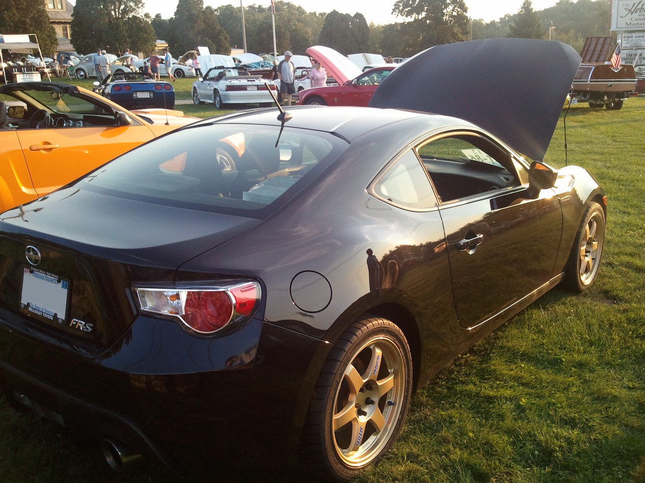 photo 2 Scion FR-S custom wheels Volk Racing TE37 17x8.0, ET +38, tire size 235/40 R17. x ET 