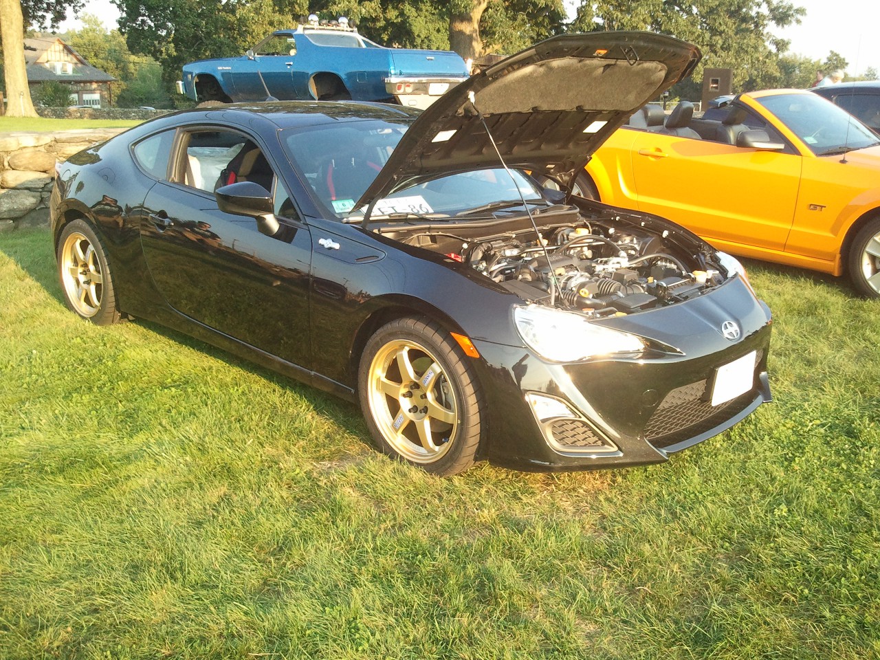 photo 3 Scion FR-S custom wheels Volk Racing TE37 17x8.0, ET +38, tire size 235/40 R17. x ET 