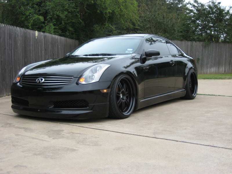 photo 2 Infiniti G35 custom wheels Work T1S 20x9.5, ET +7, tire size 225/35 R20. 20x10.5 ET+5 255/35 R20