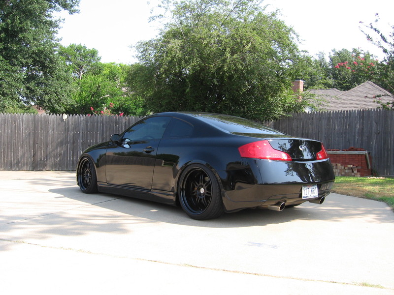 photo 7 Infiniti G35 custom wheels Work T1S 20x9.5, ET +7, tire size 225/35 R20. 20x10.5 ET+5 255/35 R20