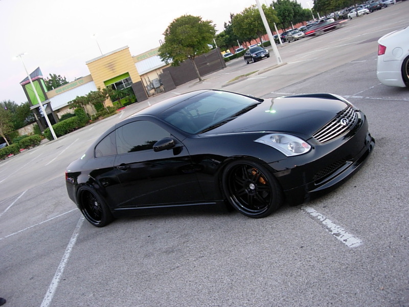 photo 9 Infiniti G35 custom wheels Work T1S 20x9.5, ET +7, tire size 225/35 R20. 20x10.5 ET+5 255/35 R20