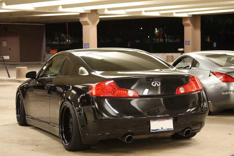 photo 15 Infiniti G35 custom wheels Work T1S 20x9.5, ET +7, tire size 225/35 R20. 20x10.5 ET+5 255/35 R20