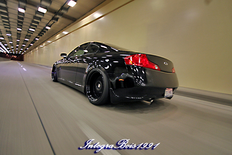 photo 19 Infiniti G35 custom wheels Work T1S 20x9.5, ET +7, tire size 225/35 R20. 20x10.5 ET+5 255/35 R20