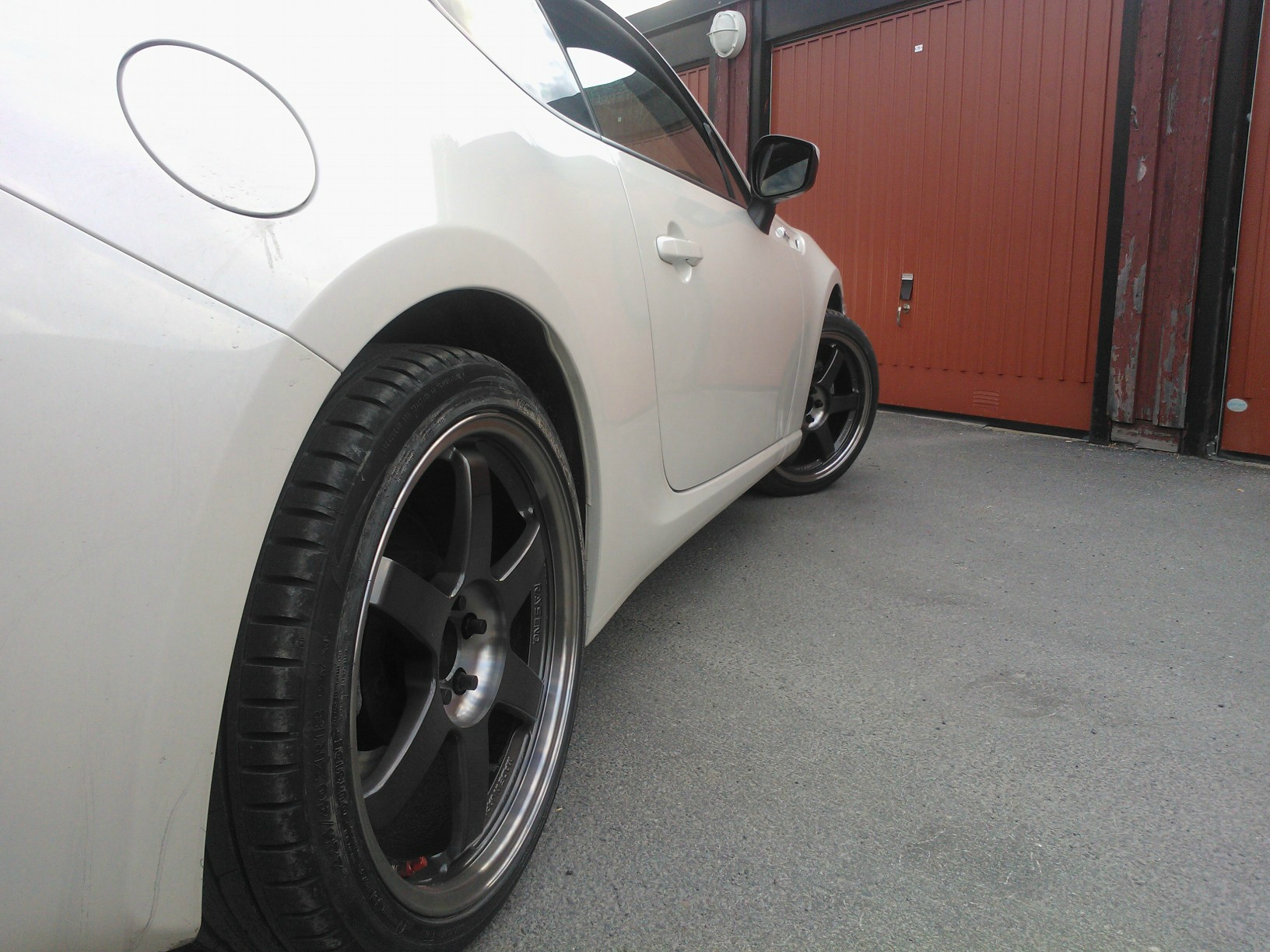 photo 1 Scion FR-S custom wheels Volk Racing TE37 18x8.5, ET +35, tire size X R18. x ET 
