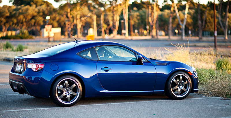 photo 1 Subaru BRZ custom wheels Volk Racing TE37SL 18x8.5, ET +35, tire size 225/40 R18. x ET 