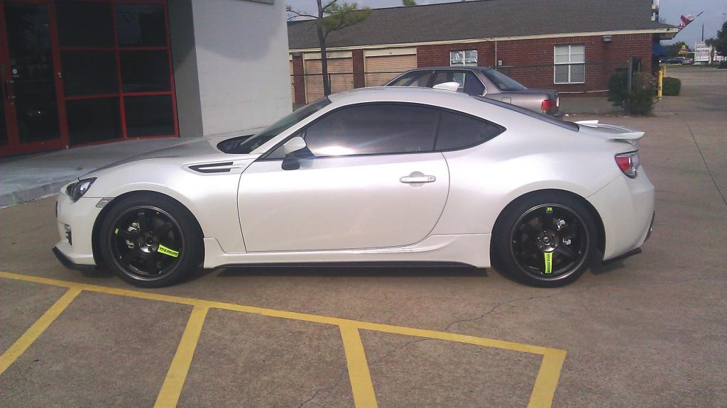 photo 2 Subaru BRZ custom wheels Volk Racing TE37 18x8.5, ET +36, tire size 225/40 R18. 18x9.5 ET+40 245/35 R18