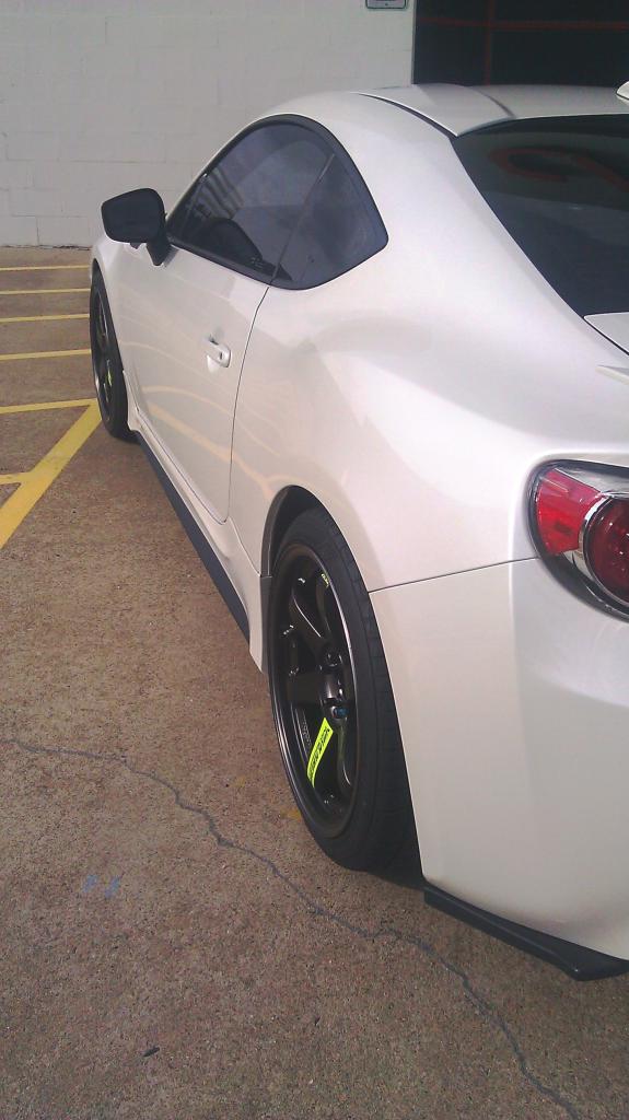 photo 3 Subaru BRZ custom wheels Volk Racing TE37 18x8.5, ET +36, tire size 225/40 R18. 18x9.5 ET+40 245/35 R18