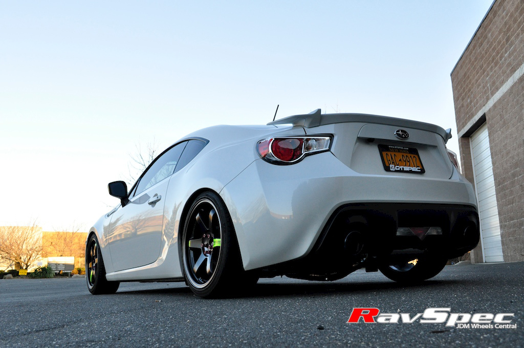 photo 2 Subaru BRZ custom wheels Volk Racing TE37 18x8.5, ET +38, tire size 225/40 R18. 18x9.5 ET+40 245/35 R18