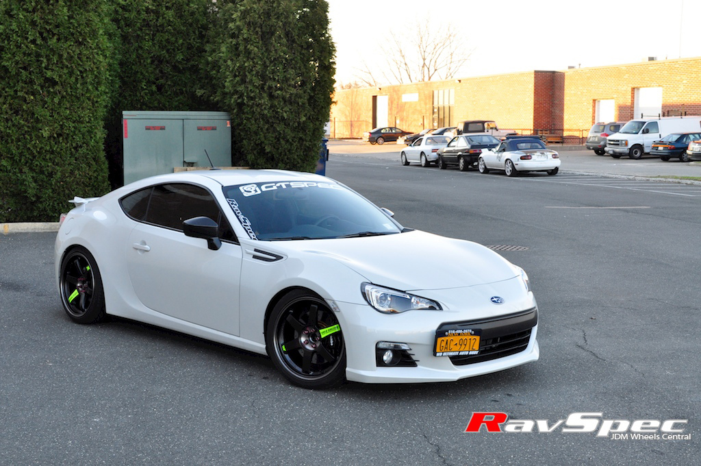 photo 4 Subaru BRZ custom wheels Volk Racing TE37 18x8.5, ET +38, tire size 225/40 R18. 18x9.5 ET+40 245/35 R18