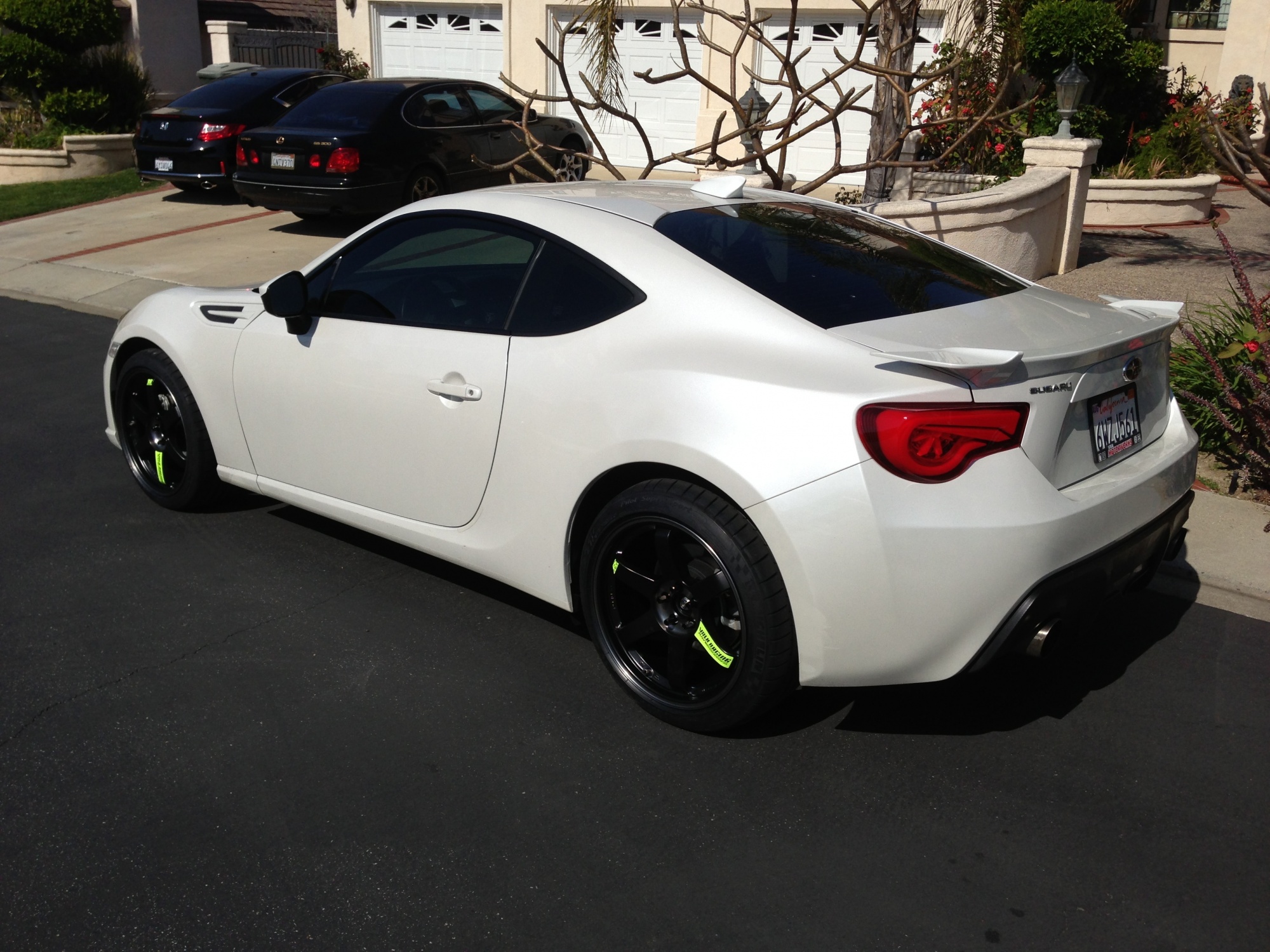 photo 3 Subaru BRZ custom wheels Volk Racing TE37 18x8.5, ET , tire size 225/40 R18. 18x9.5 ET 245/40 R18