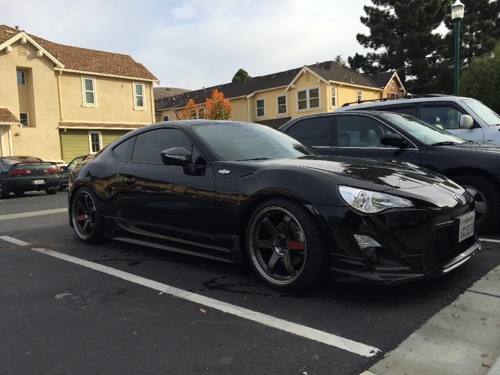 photo 2 Scion FR-S custom wheels Volk Racing TE37 18x9.5, ET +40, tire size 245/35 R18. x ET 