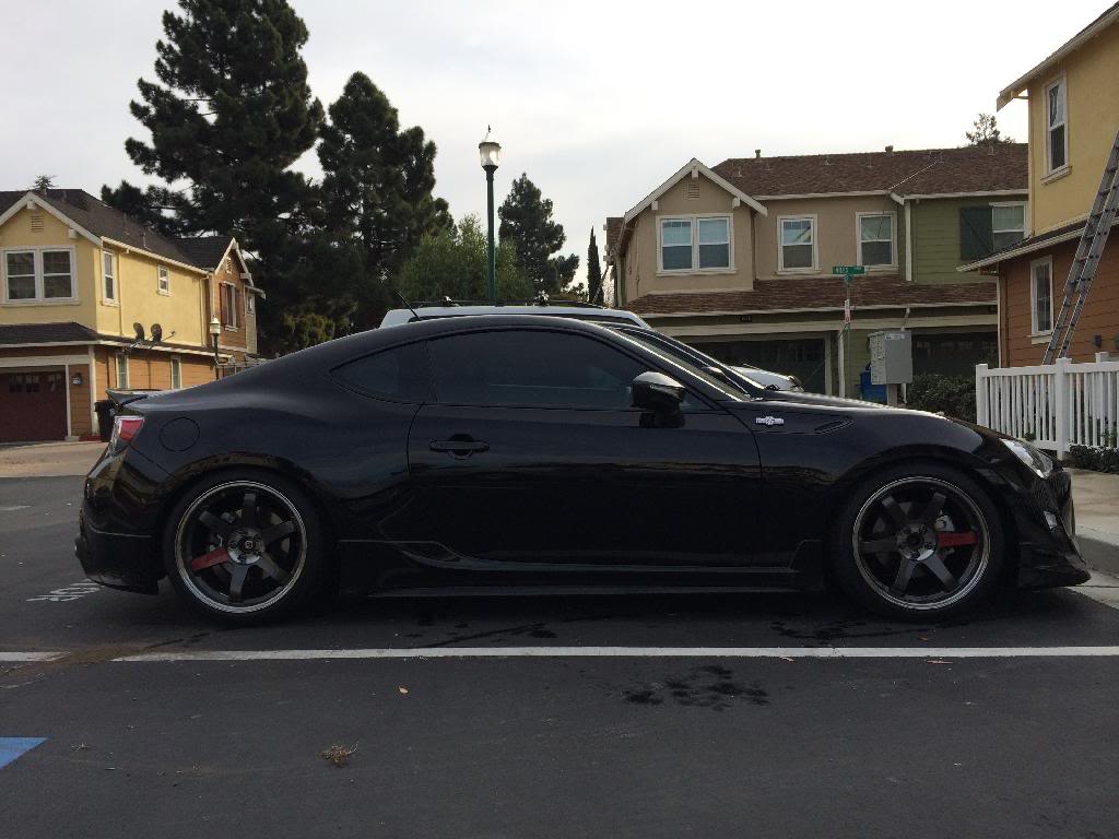 photo 3 Scion FR-S custom wheels Volk Racing TE37 18x9.5, ET +40, tire size 245/35 R18. x ET 
