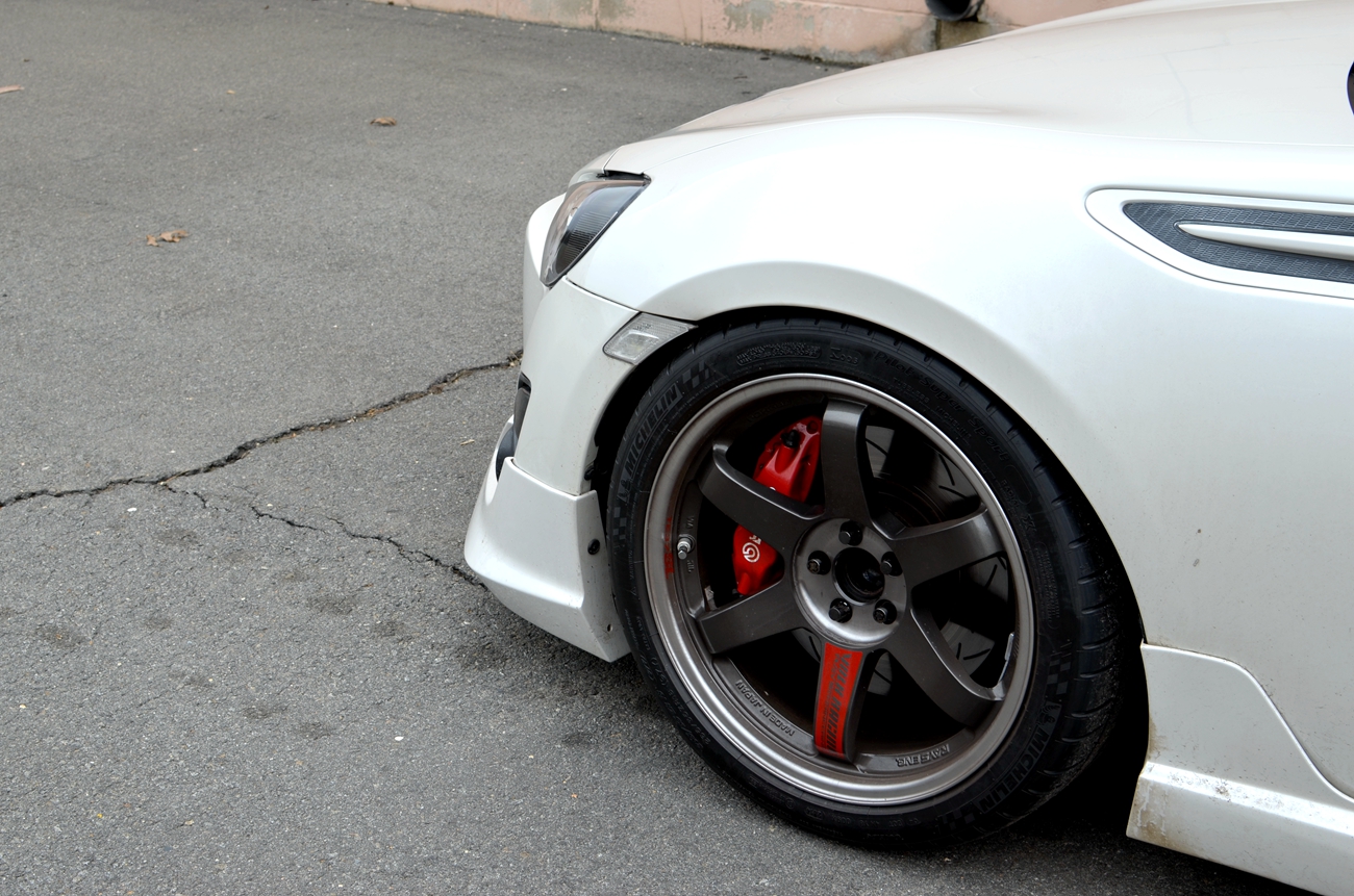 photo 1 Scion FR-S custom wheels Volk Racing TE37 18x9.5, ET +40, tire size 265/35 R18. x ET 