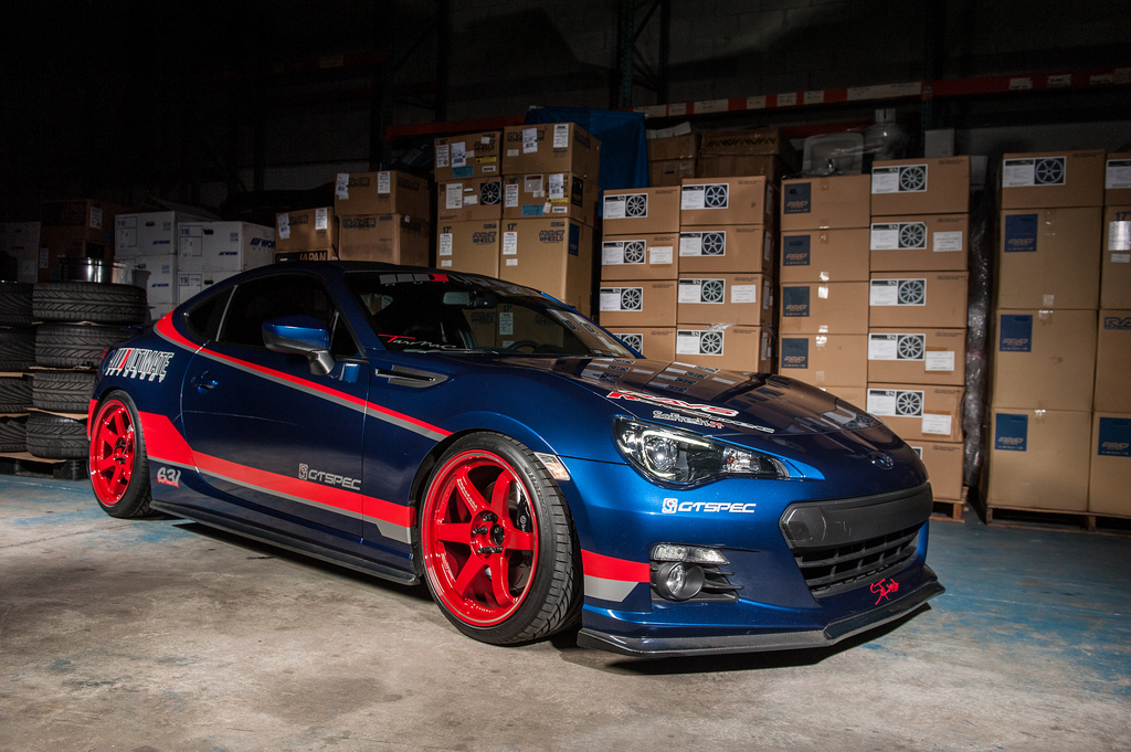 photo 3 Subaru BRZ custom wheels Volk Racing TE37 18x10.0, ET +44, tire size 245/35 R18. x ET 255/35 R