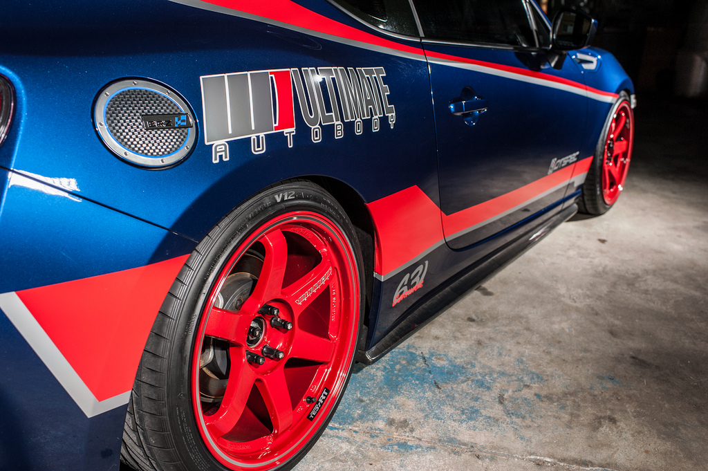photo 1 Subaru BRZ custom wheels Volk Racing TE37 18x10.0, ET +44, tire size 245/35 R18. x ET 255/35 R