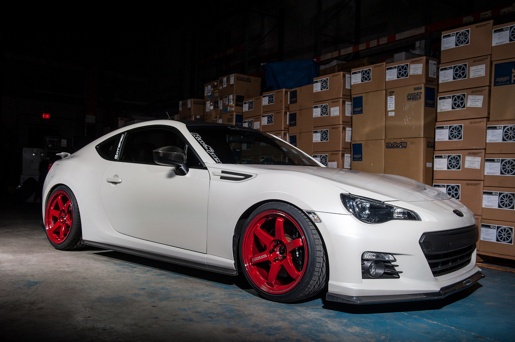 photo 1 Subaru BRZ custom wheels Volk Racing TE37 18x10.0, ET +44, tire size 245/35 R18. x ET 255/35 R