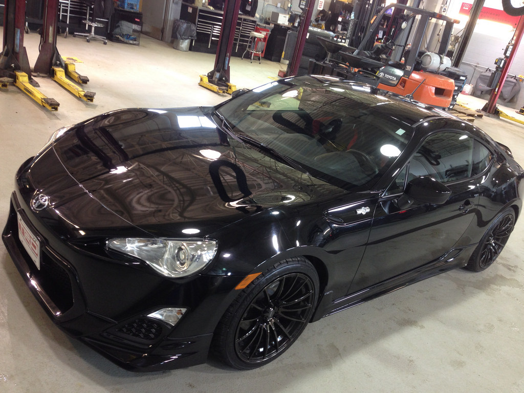 photo 2 Scion FR-S custom wheels WedsSport SA-15R 18x9.5, ET +48, tire size 255/35 R18. x ET 