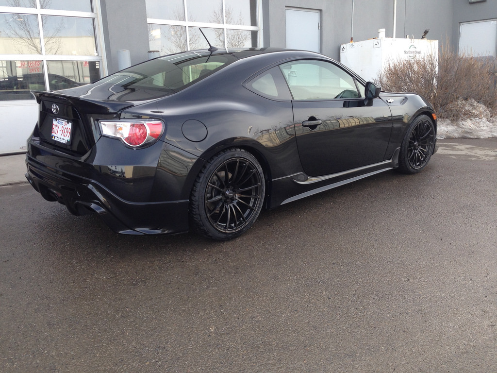 photo 3 Scion FR-S custom wheels WedsSport SA-15R 18x9.5, ET +48, tire size 255/35 R18. x ET 