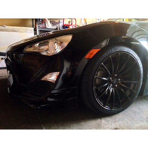 photo 1 Scion FR-S custom wheels WedsSport SA-15R 18x9.5, ET +48, tire size 255/35 R18. x ET 