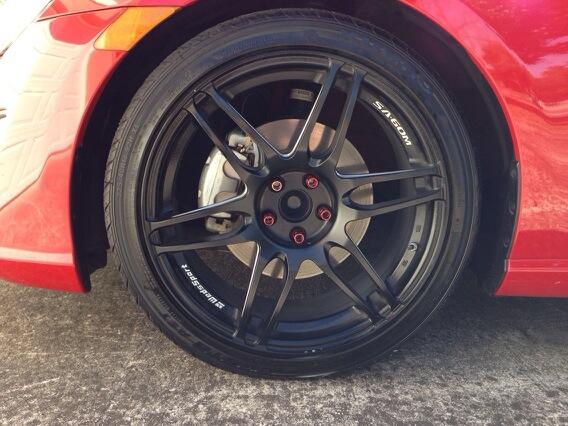 photo 1 Scion FR-S custom wheels WedsSport SA-60M 18x8.0, ET +45, tire size X R18. x ET 