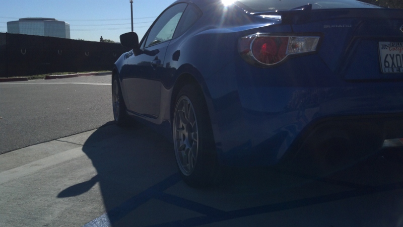 photo 2 Subaru BRZ custom wheels WedsSport TC105N 17x8.0, ET +42, tire size 235/40 R17. 17x9.0 ET+35