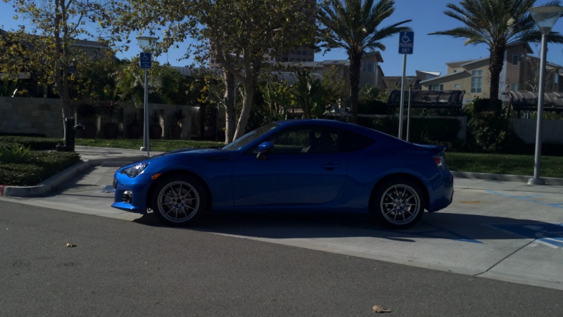 photo 4 Subaru BRZ custom wheels WedsSport TC105N 17x8.0, ET +42, tire size 235/40 R17. 17x9.0 ET+35