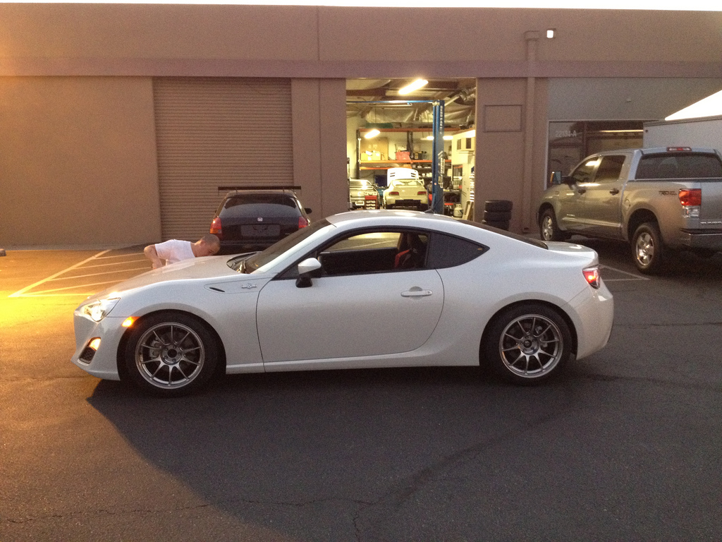 photo 2 Scion FR-S custom wheels WedsSport TC105N 17x9.0, ET +35, tire size 245/40 R17. x ET 