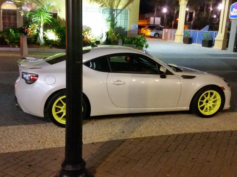 photo 2 Subaru BRZ custom wheels WedsSport TC105N 17x9.0, ET +35, tire size 245/40 R17. x ET 