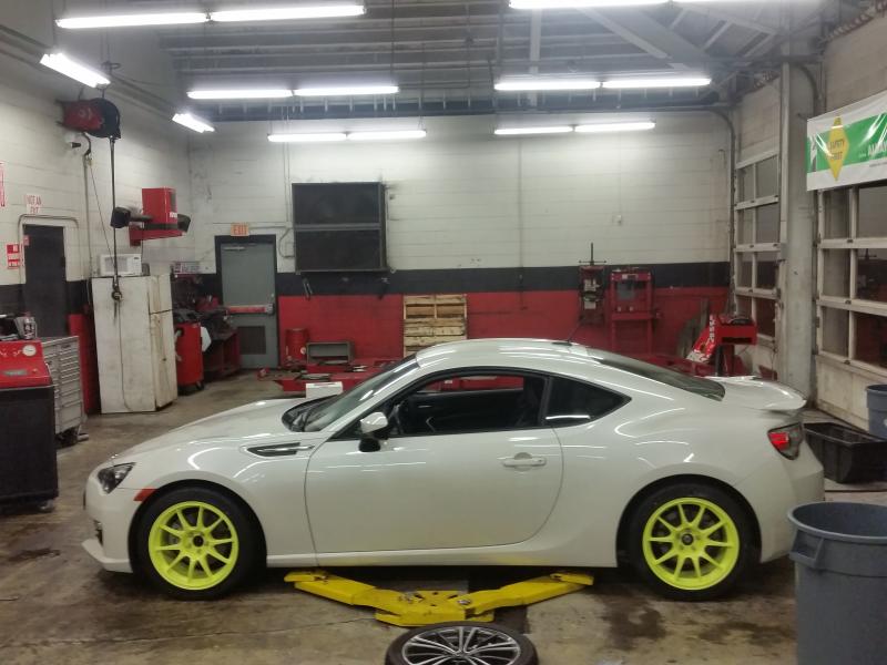 photo 3 Subaru BRZ custom wheels WedsSport TC105N 17x9.0, ET +35, tire size 245/40 R17. x ET 