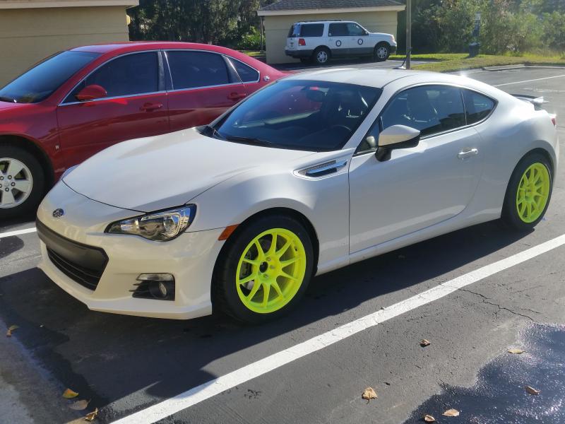 photo 6 Subaru BRZ custom wheels WedsSport TC105N 17x9.0, ET +35, tire size 245/40 R17. x ET 