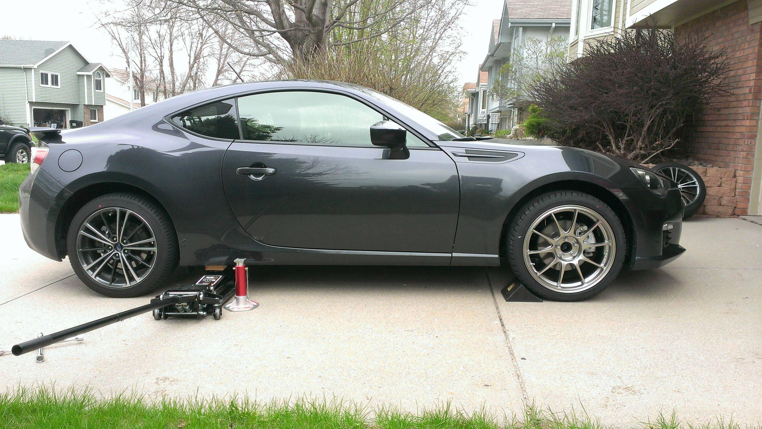 photo 4 Scion FR-S custom wheels WedsSport TC105N 18x8.0, ET +42, tire size 225/40 R18. x ET