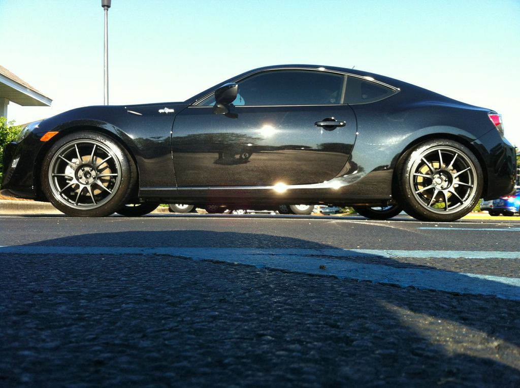 photo 1 Scion FR-S custom wheels WedsSport TC105N 18x8.5, ET +43, tire size 235/40 R18. 18x9.5 ET+35 255/35 R18