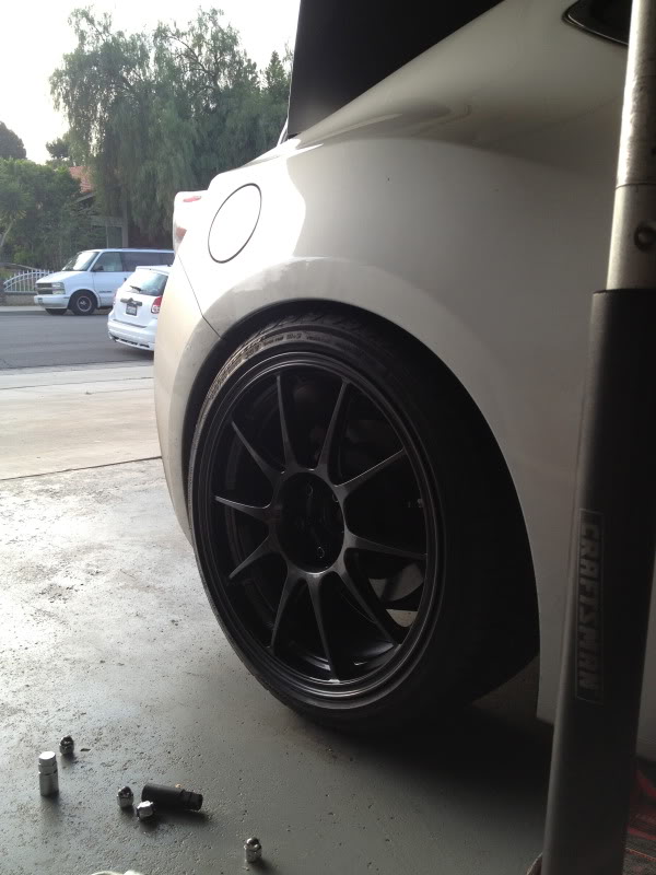 photo 3 Scion FR-S custom wheels WedsSport TC105N 18x9.5, ET +35, tire size 255/35 R18. x ET 245/40 R