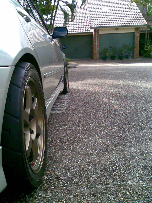 photo 4 Lexus IS 300 custom wheels Volk TE37 17x7.5, ET +30, tire size 235/40 R17. 17x8.5 ET+40 245/40 R17